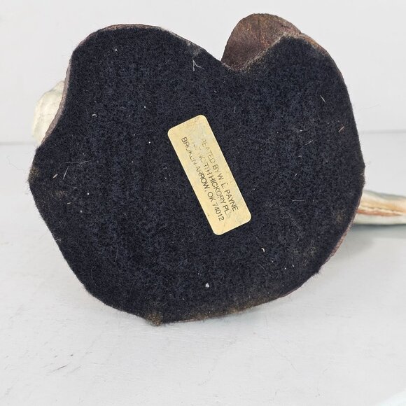 Handcrafted Catfish Wood Sculpture On Natural Base W L Bill Payne Folk Art Fish - Picture 9 of 14